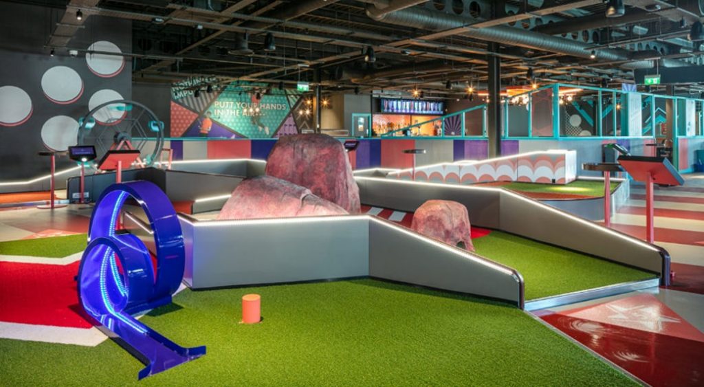 Smart mini golf game 10a 10