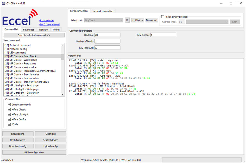 MIFARE protection 110 11