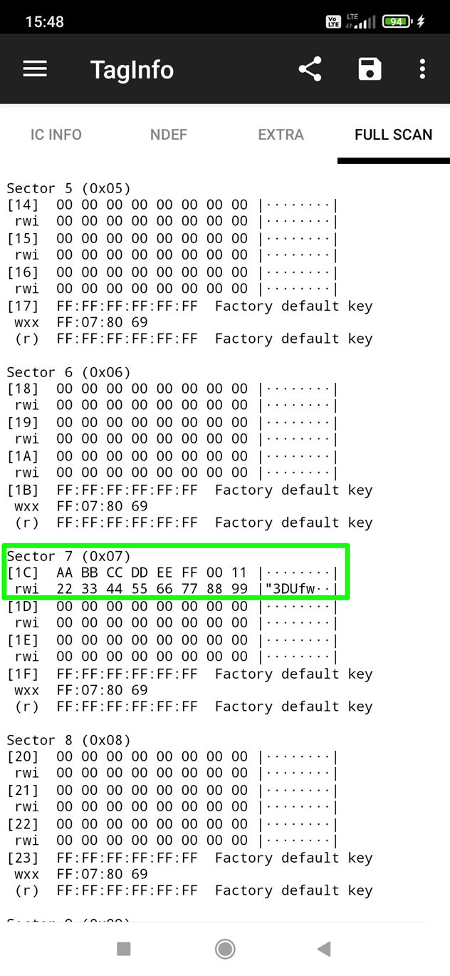 MIFARE protection 70 7