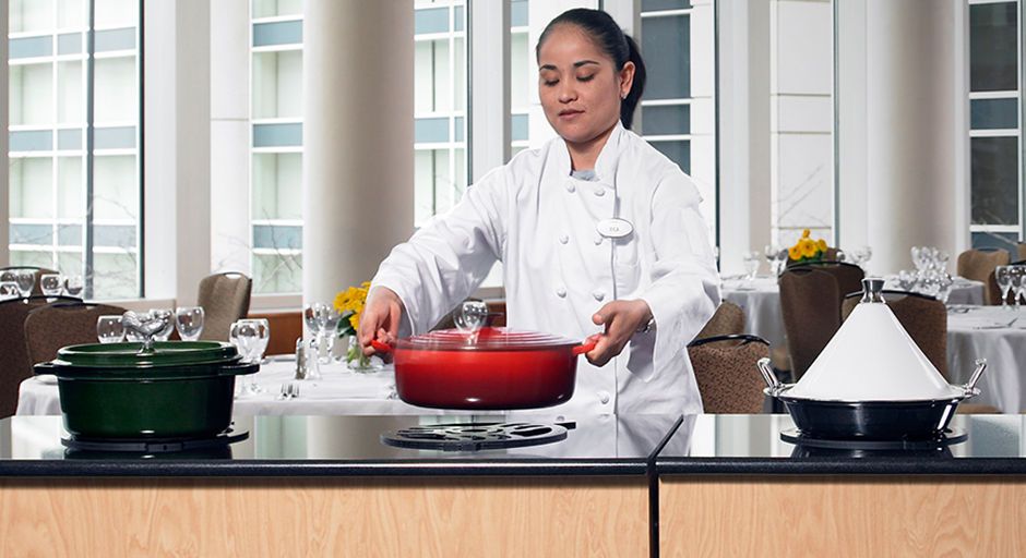 Under-counter induction hob